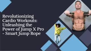 Take Your Cardio to New Heights with Jump X Pro Smart Jump Rope Innovation