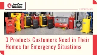 Top 3 Emergency Products Every Home Must Have