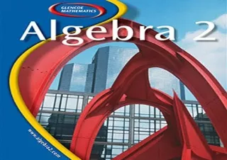 ❤READ ⚡PDF Glencoe Algebra 2