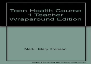 ⚡PDF ✔DOWNLOAD Teen Health: Course 1