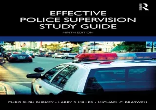 ⚡PDF ✔DOWNLOAD Effective Police Supervision Study Guide