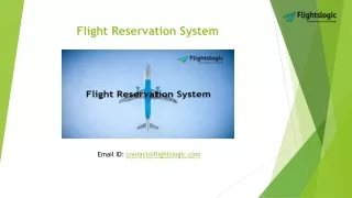 Flight Reservation System