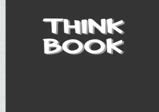 ❤READ ⚡PDF Think Book Journal: Lined Journal