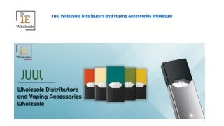 Juul Wholesale Distributors and vaping Accessories Wholesale