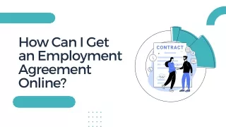 How Can I Get an Employment Agreement Online?