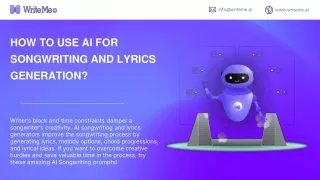 HOW TO USE AI FOR SONGWRITING AND LYRICS GENERATION_