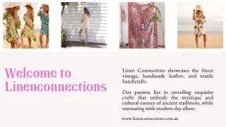 Linenconnections Offers Exclusive Textile and Leather Handicrafts for Sale
