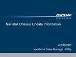 Navistar Chassis Update Information