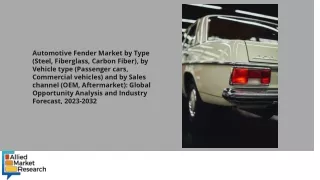 Automotive Fender Market PDF