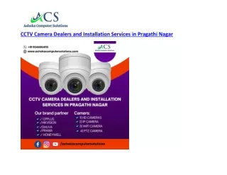 CCTV Camera Dealers and Installation Services in Pragathi Nagar