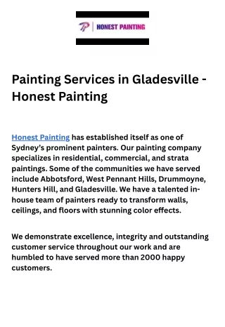 Painters Gladesville (2)