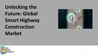 Smart Highway Construction Market