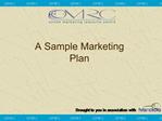 A Sample Marketing Plan