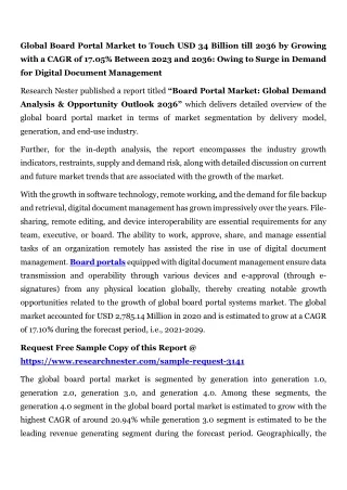 Board Portal Market