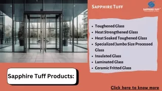 Discover Unmatched Durability with Sapphire Tuff - Your Go-To for Resilient Prod