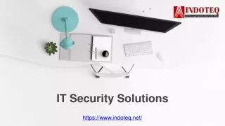 IT Security Solutions - www.indoteq.net