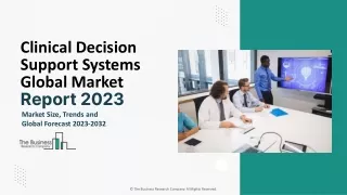 Clinical Decision Support Systems PPT