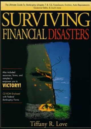 PDF/✔READ❤/✔Download⭐  Surviving Financial Disasters: Bankruptcy, Foreclosure, E