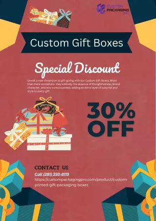 Custom Gift Boxes