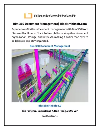 Bim 360 Document Management