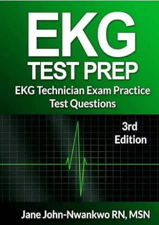 PDF Download  EKG Test Prep: EKG Technician Practice Test Questions