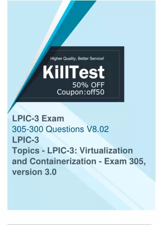 Updated Lpi 305-300 Exam Questions - Clear Your Exam Successfully