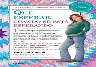 Read❤️ ebook⚡️ [PDF] Qué esperar cuando se está esperando (Spanish Edition)