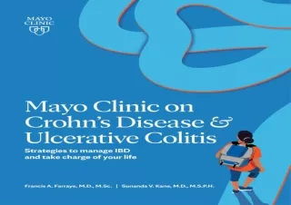 ⚡PDF ✔DOWNLOAD Mayo Clinic on Crohn's Disease & Ulcerative Colitis: Strategies t