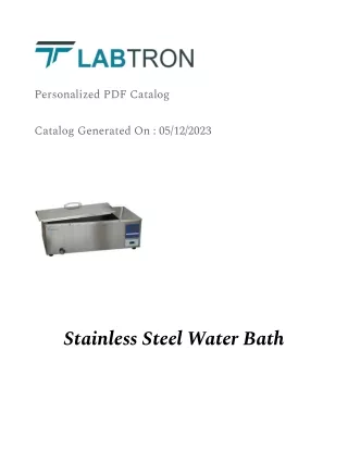 Stainless Steel Water Bath