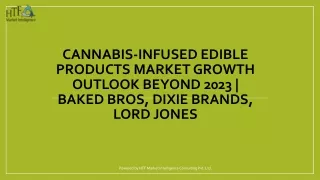 Cannabis-infused Edible Products Market