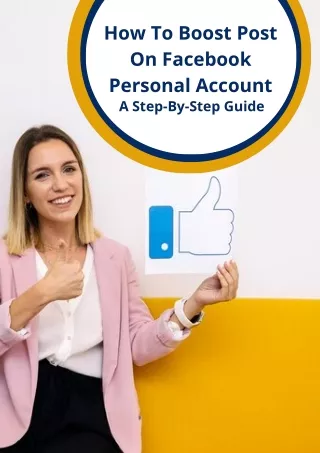 How To Boost Post On Facebook Personal Account