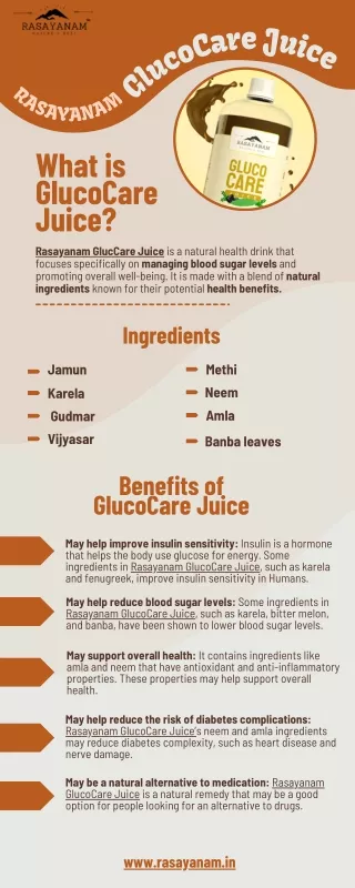 Rasayanam GlucoCare Juice