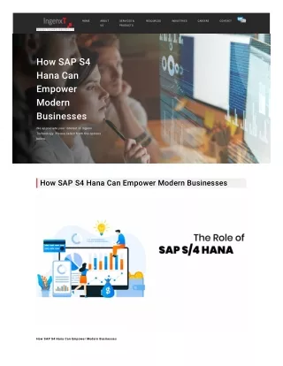 How SAP S4 Hana Can Empower Modern Businesses