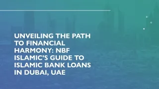 Islamic bank loan