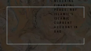 Islamic Current Account