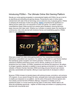 PGSlot