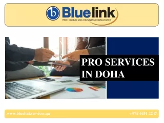 PRO SERVICES IN DOHA