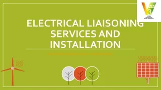 Expert Electrical Liaisoning Services | V3NM