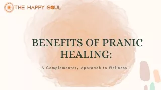 Benefits of Pranic Healing