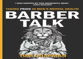 $PDF$/Read❤️/Download⚡️ Barber Talk: Taking Pride in Men's Mental Health (Inspiratio