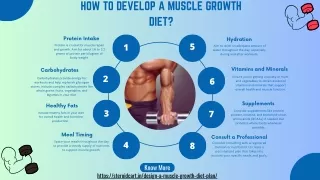 How to Develop a Muscle Growth Diet?