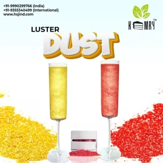 Luster dust  Manufacturer for Drinks - KEMRY - HSJ Industries