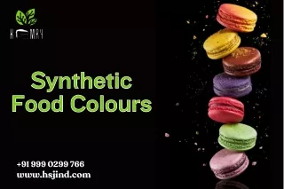 Synthetic colour Manufacturer for food Colouring - KEMRY - HSJ Industries