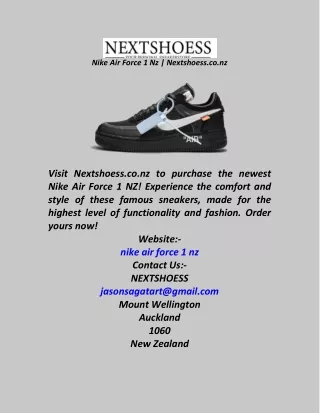 Nike Air Force 1 Nz  Nextshoess.co.nz