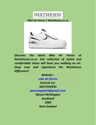 Nike Air Forces  Nextshoess.co.nz