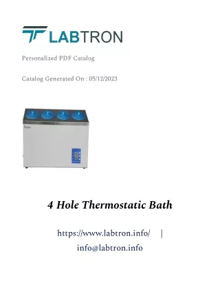 4 Hole Thermostatic Bath