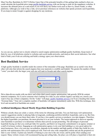 What NOT to Do in the profile backlinks service Industry