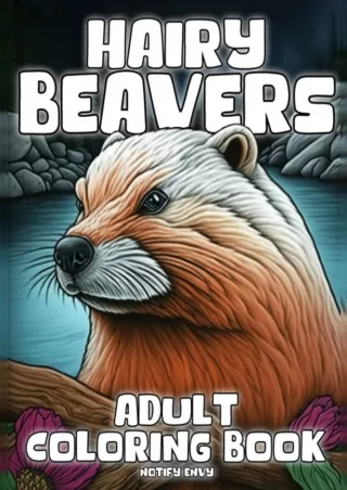 [⚡PDF √READ❤ ONLINE] Hairy Beavers Adult Coloring Book: A Super Cool Collection of Hairy Wet Beaver