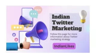 Indian Twitter Marketing - IndianLikes