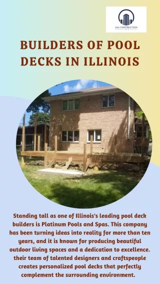 Top Pool Deck Builder's Crafting Luxury Outdoor Spaces  in Illinois